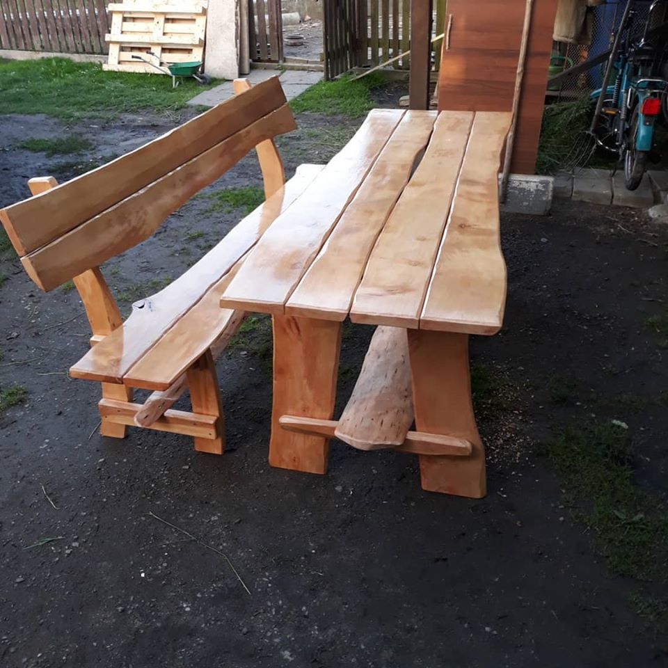 Zahradní nábytek z olše