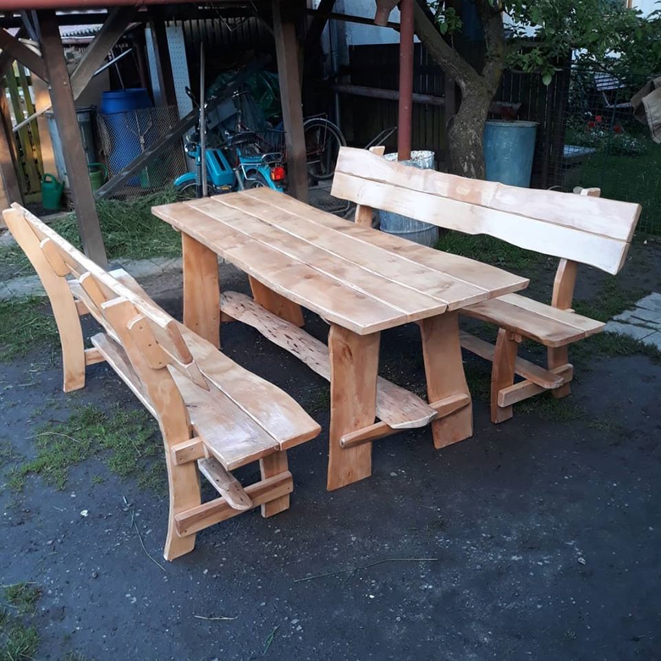 Zahradní nábytek z olše